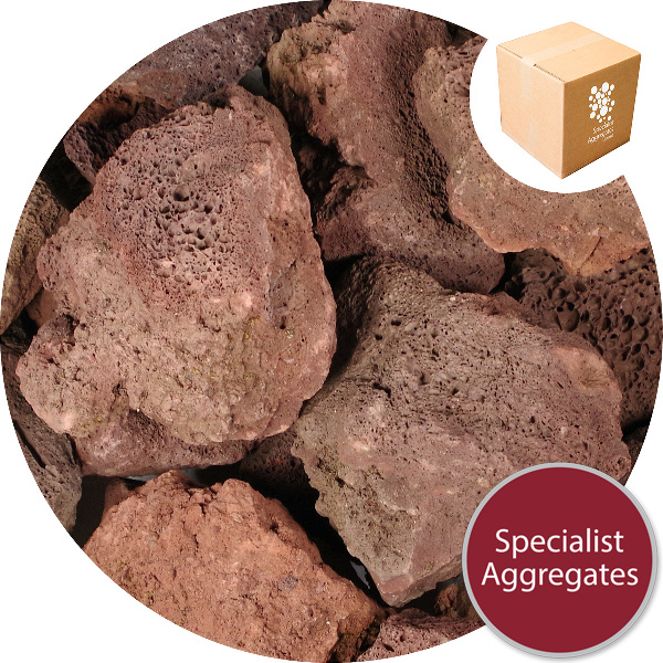 Volcanic Lava - Red Cobbles
